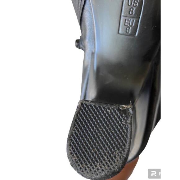 Aerosoles Leather‎ Booties Open Toe Heels Boots Women's 8M - Picture 10 of 11